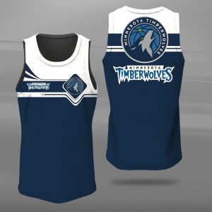 Minnesota Timberwolves Unisex Tank Top Basketball Jersey Style Gym Muscle Tee JTT135
