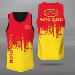 Moto Guzzi Unisex Tank Top Basketball Jersey Style Gym Muscle Tee JTT605