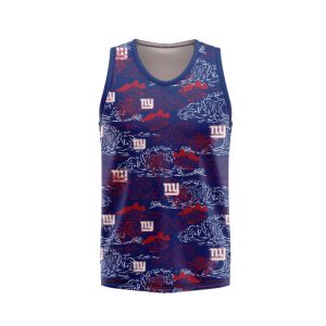 New York Giants Unisex Tank Top Basketball Jersey Style Gym Muscle Tee JTT926