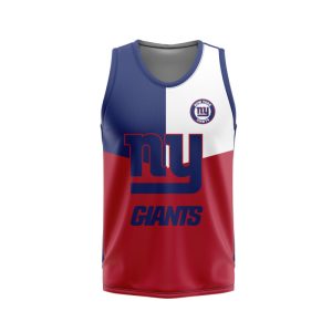 New York Giants Unisex Tank Top Basketball Jersey Style Gym Muscle Tee JTT934
