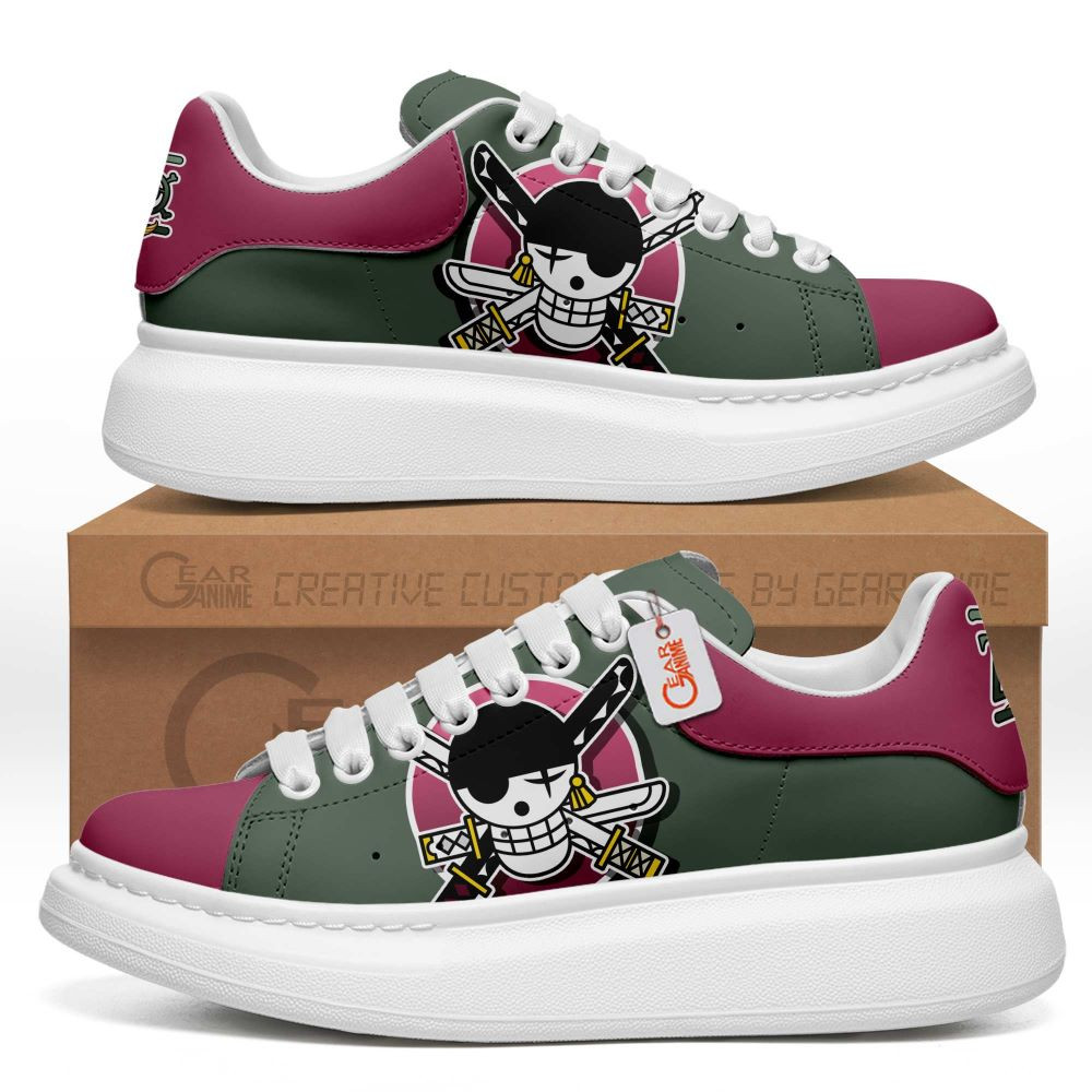 Roronoa-Zoro-Symbol-MQ-Shoes-Custom-Sneakers-GMQ047 Roronoa Zoro Symbol MQ Shoes Custom Sneakers GMQ047