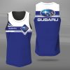Subaru Unisex Tank Top Basketball Jersey Style Gym Muscle Tee JTT637