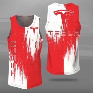 Tesla Unisex Tank Top Basketball Jersey Style Gym Muscle Tee JTT041