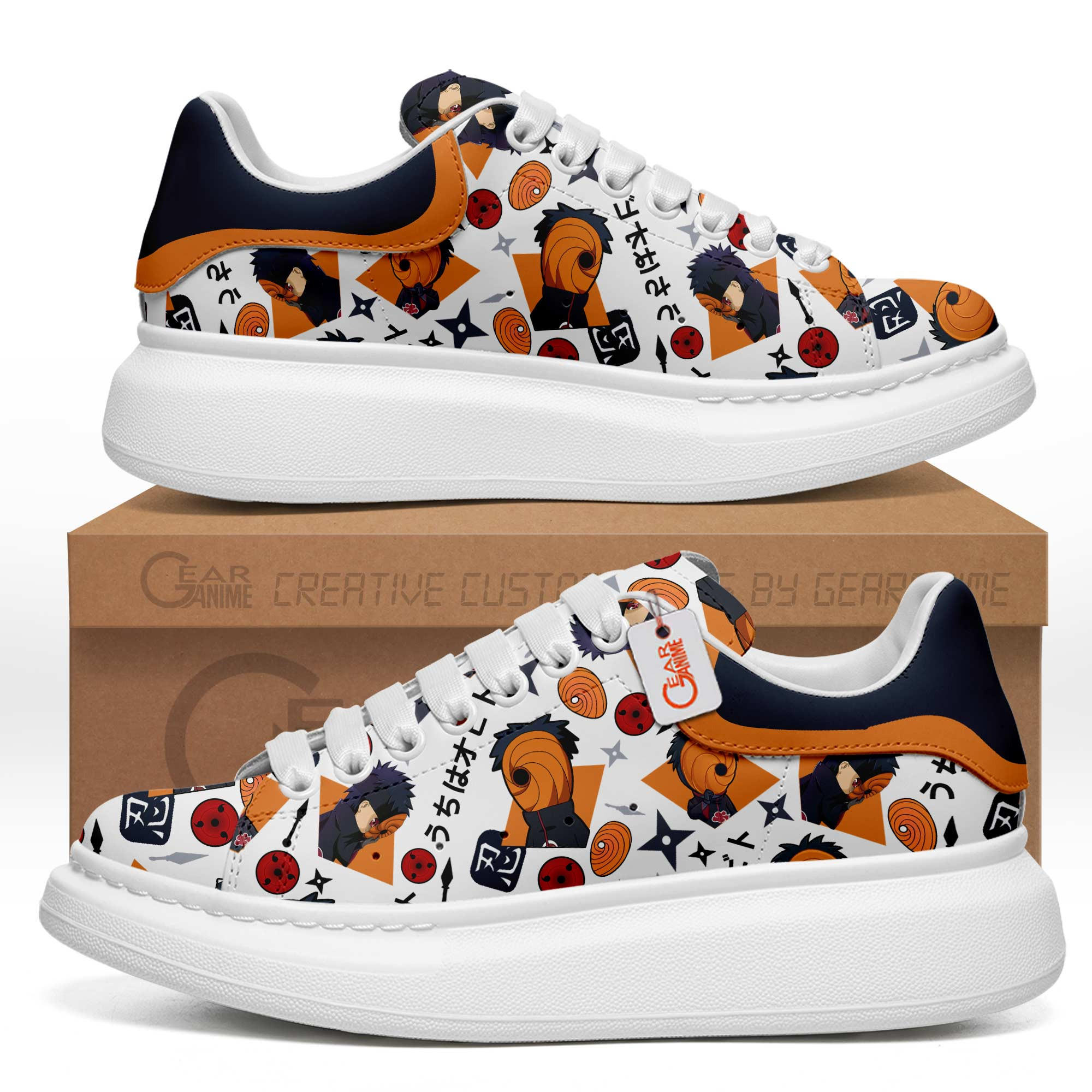 Tobi-Pattern-MQ-Shoes-Custom-Sneakers-GMQ073 Tobi Pattern MQ Shoes Custom Sneakers GMQ073