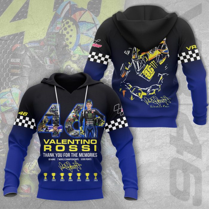 Valentino Rossi Unisex 3D Hoodie GH2912