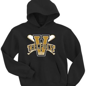 Vanderbilt Commodores 2019 College World Series Champions Hooded Sweatshirt Unisex Hoodie