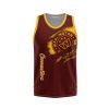 Washington Commanders Unisex Tank Top Basketball Jersey Style Gym Muscle Tee JTT889