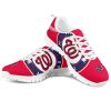 Washington Nationals MLB Canvas Shoes Running Shoes White Shoes Fly Sneakers
