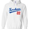 White Clayton Kershaw Los Angeles Dodgers "Kershaw" Hooded Sweatshirt Hoodie