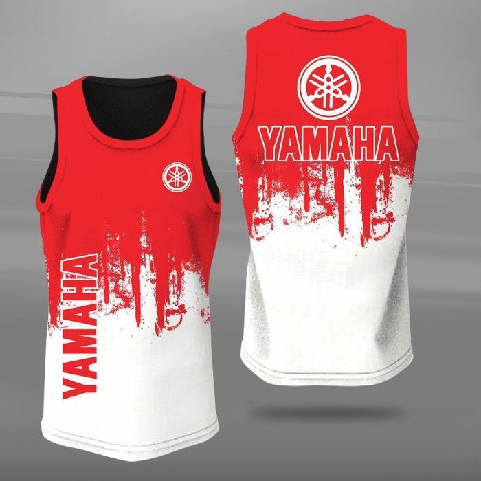 Yamaha Unisex Tank Top Basketball Jersey Style Gym Muscle Tee JTT573