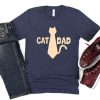 Cat Dad Shirt Cat Dad Tshirt Cat Dad Gift Tshirt Best Cat Dad Tee Cat Owner Men Shirt Cute Cat Dad Tee