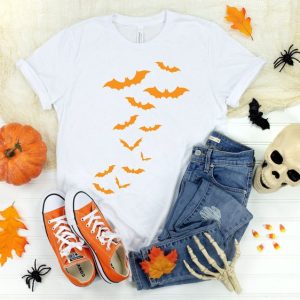 Halloween Bats Shirt Halloween Party Halloween Shirt Skeleton T Halloween Funny Shirt Family Matching Shirts