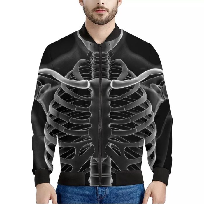 Radiologist X-Ray Film Print Bomber Jacket