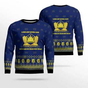 404Th Maneuver Enhancement Brigade Of Illinois Army National Guard Ugly Christmas Sweater