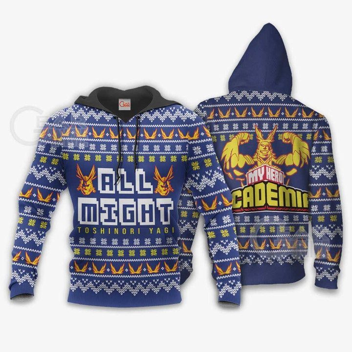 All-Might-Ugly-Christmas-Sweater-Pullover-Hoodie-Anime-Xmas-Shirt-2