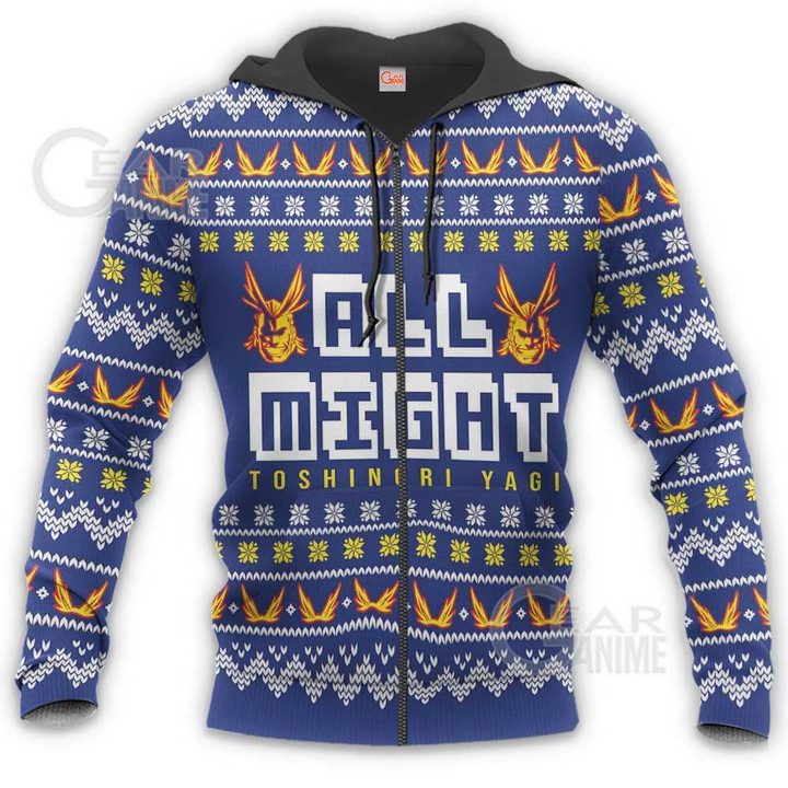 All-Might-Ugly-Christmas-Sweater-Pullover-Hoodie-Anime-Xmas-Shirt-5