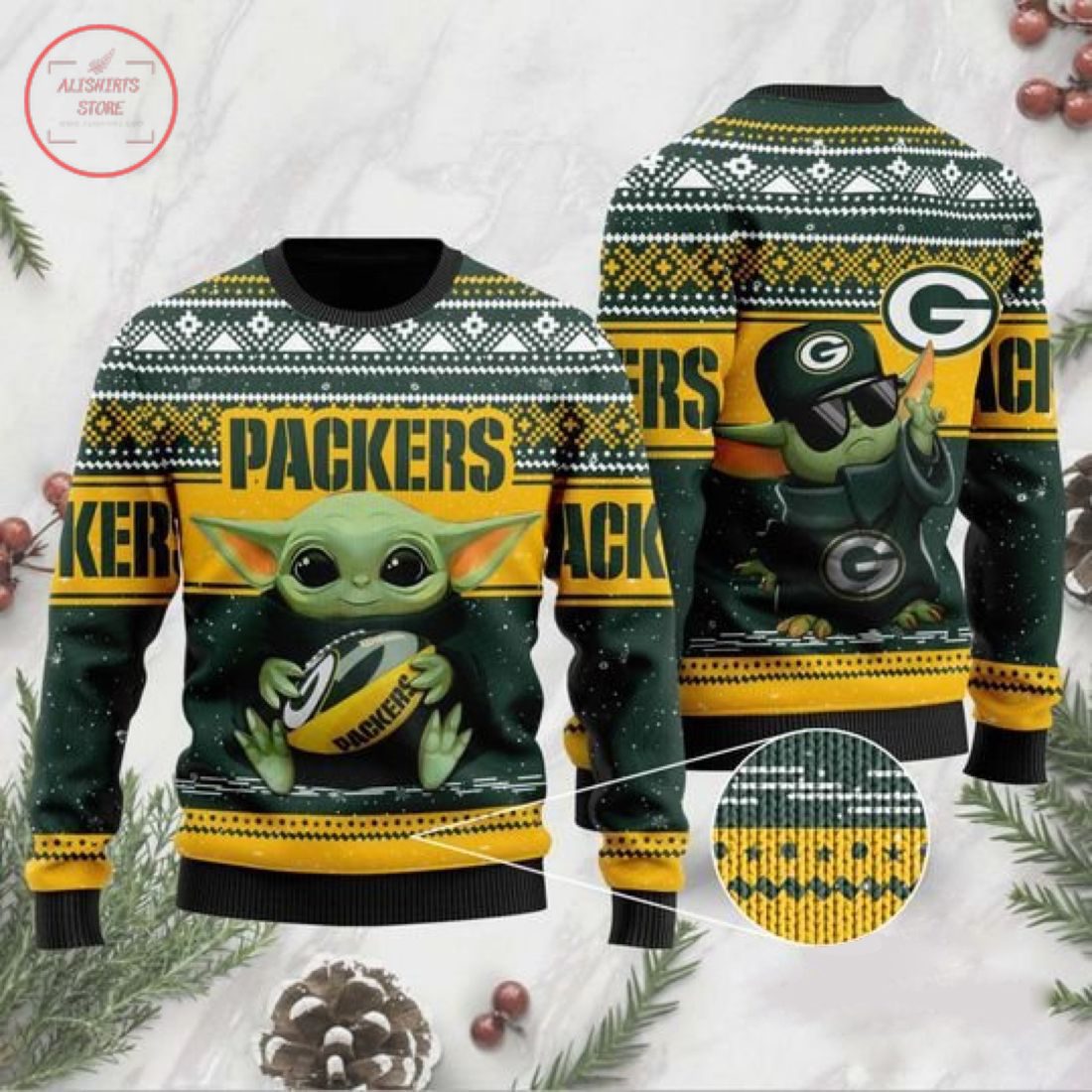 Green bay packers ugly christmas sweater canada