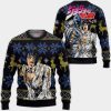 Bruno Bucciarati Ugly Christmas Sweater Pullover Hoodie Custom JJBA Xmas Gifts