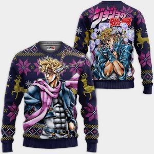 Caesar Anthonio Zeppeli Ugly Christmas Sweater Pullover Hoodie Custom JJBA Xmas Gifts