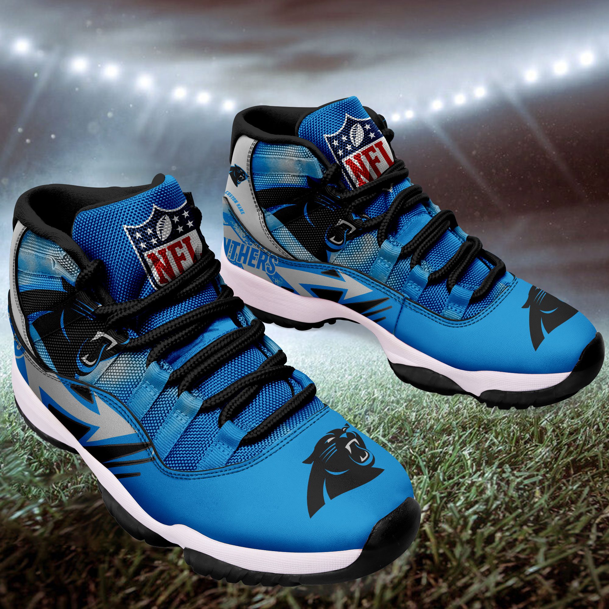 Carolina-Panthers-Big-Logo-NFL-Personalized-JD11-Sneaker-Basketball-Shoes-1