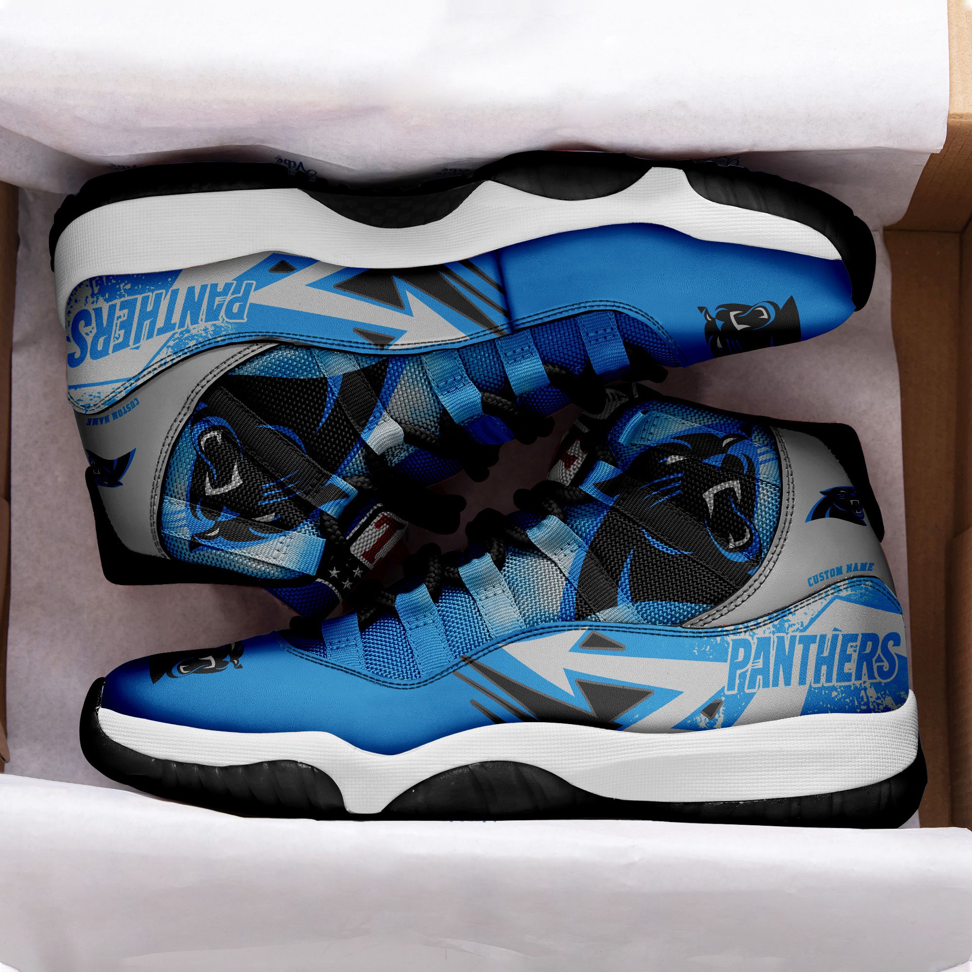 Carolina-Panthers-Big-Logo-NFL-Personalized-JD11-Sneaker-Basketball-Shoes-2