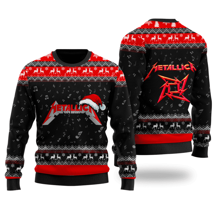 Christmas Metallica Ugly Sweater