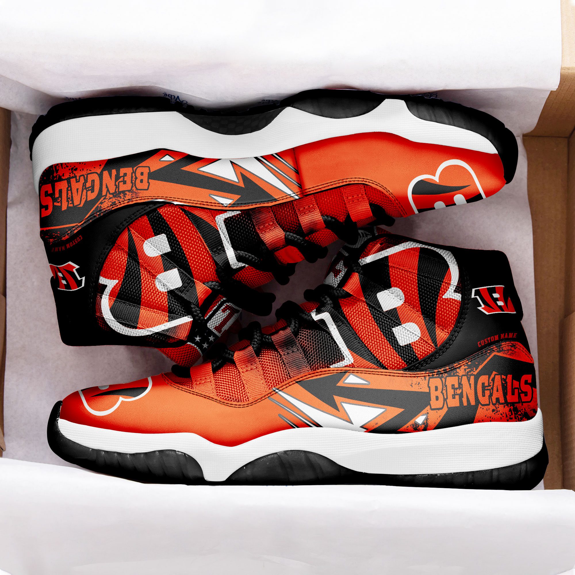 Cincinnati-Bengals-Big-Logo-NFL-Personalized-JD11-Sneaker-Basketball-Shoes-2