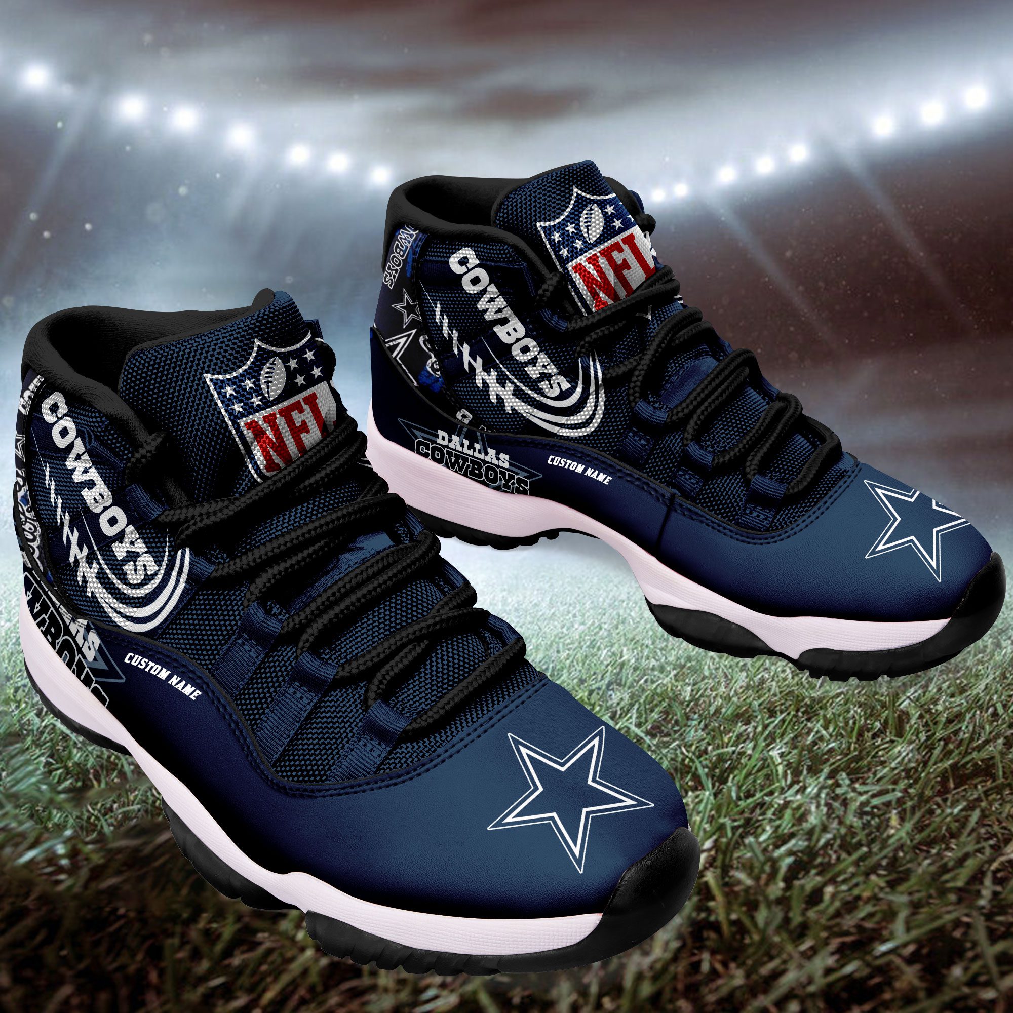 Dallas-Cowboys-Personalized-JD11-Sneaker-Basketball-Shoes-1
