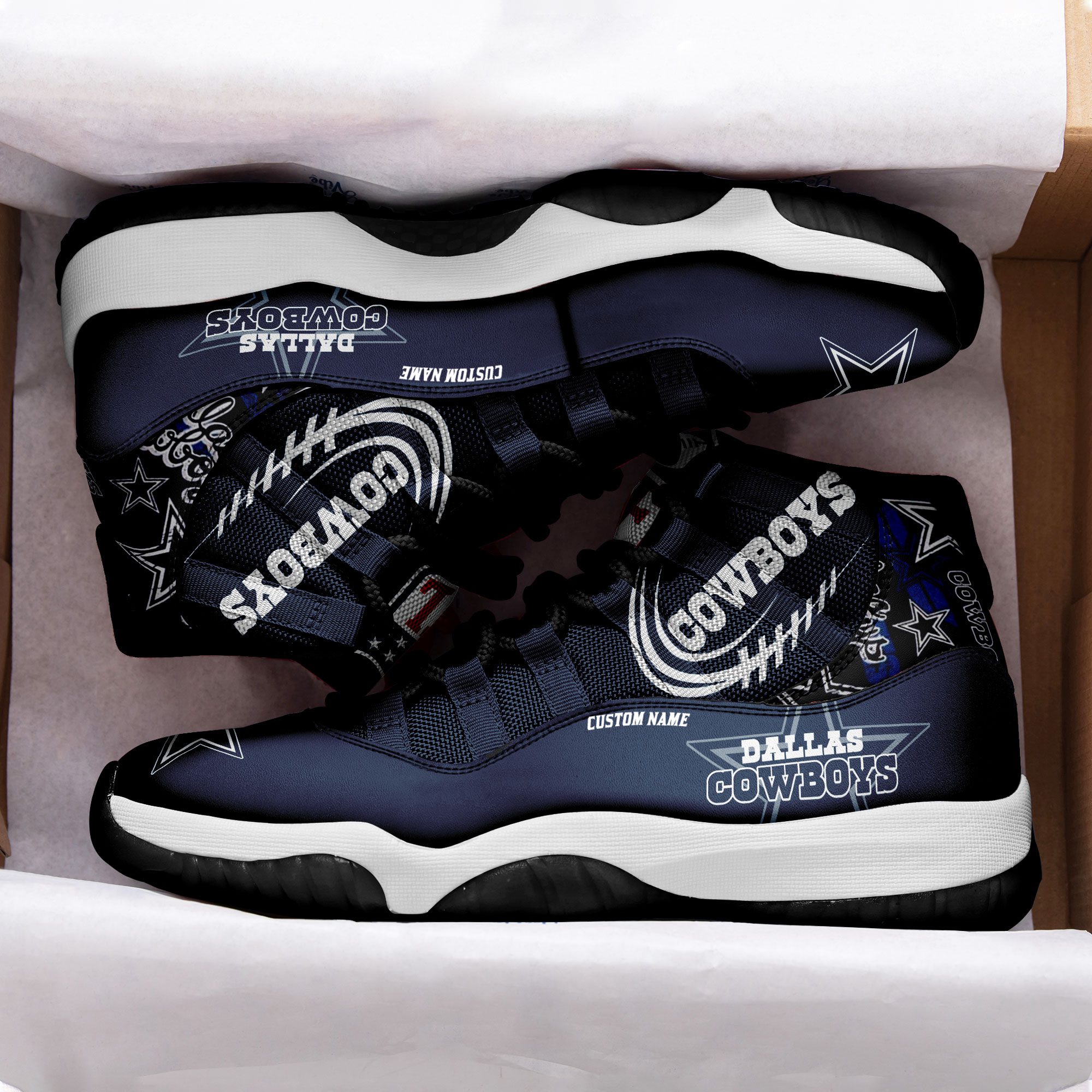 Dallas-Cowboys-Personalized-JD11-Sneaker-Basketball-Shoes-2