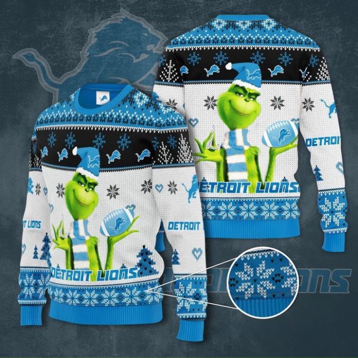 Detroit Lions Ugly 3D Sweater