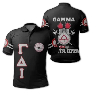 Gamma Delta Iota Letters Polo Shirt