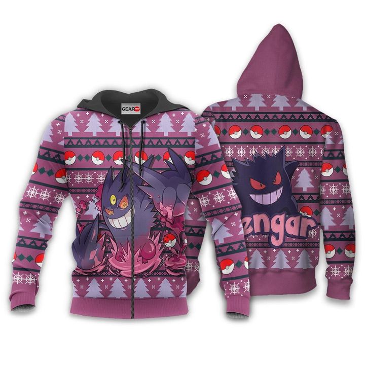 Gengar-Ugly-Christmas-Sweater-Pullover-Hoodie-Custom-Anime-Xmas-Gifts-1