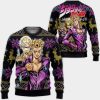 Giorno Giovanna Ugly Christmas Sweater Pullover Hoodie Custom JJBA Xmas Gifts