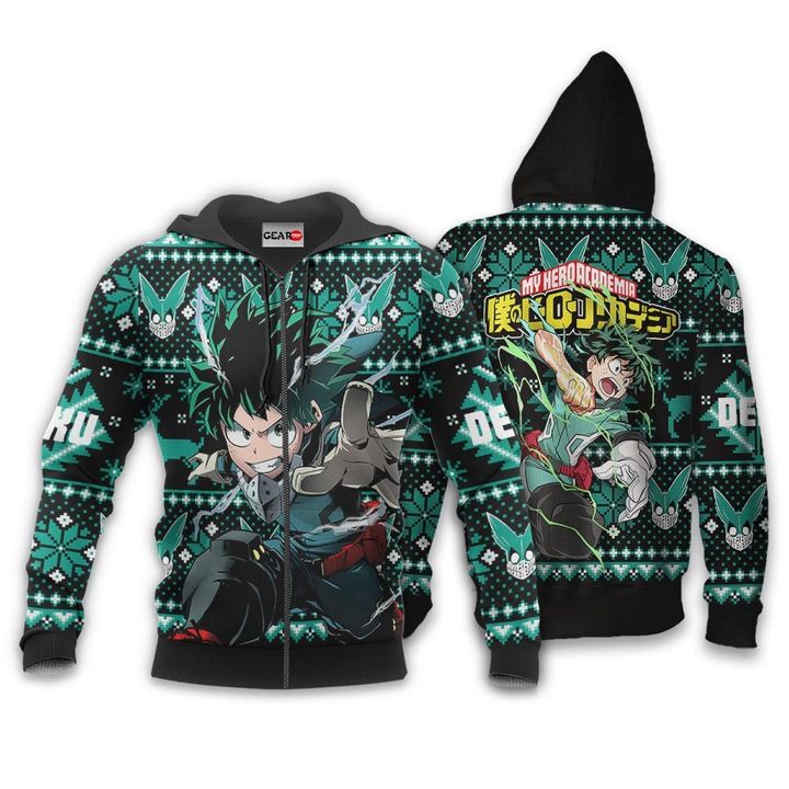 Izuku-Midoriya-Ugly-Christmas-Sweater-Pullover-Hoodie-Custom-Anime-Xmas-Gifts-1