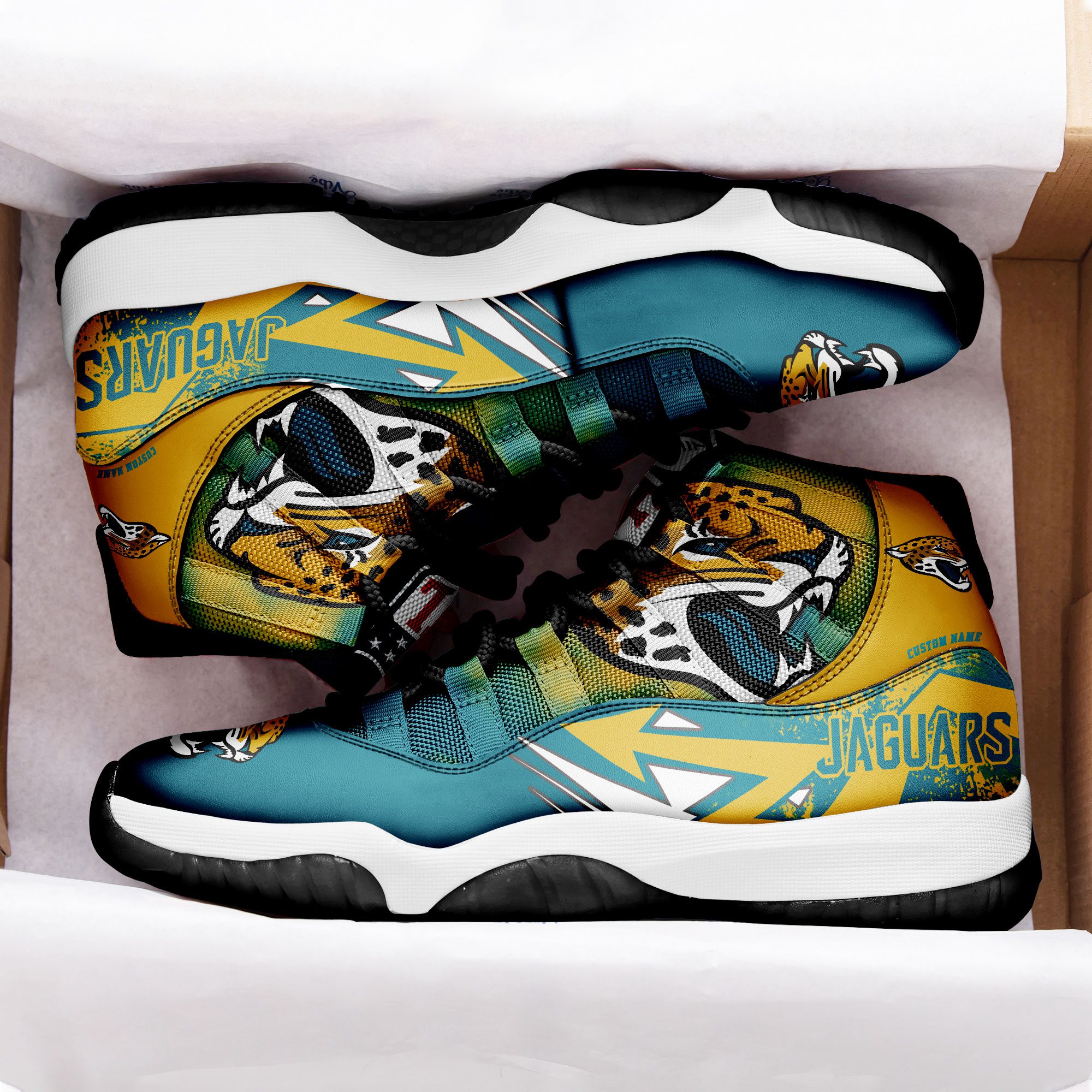 Jacksonville-Jaguars-Big-Logo-NFL-Personalized-JD11-Sneaker-Basketball-Shoes-2