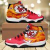 Kansas City Chiefs Big Logo NFL Personalized JD11 Sneaker Basketball Shoes