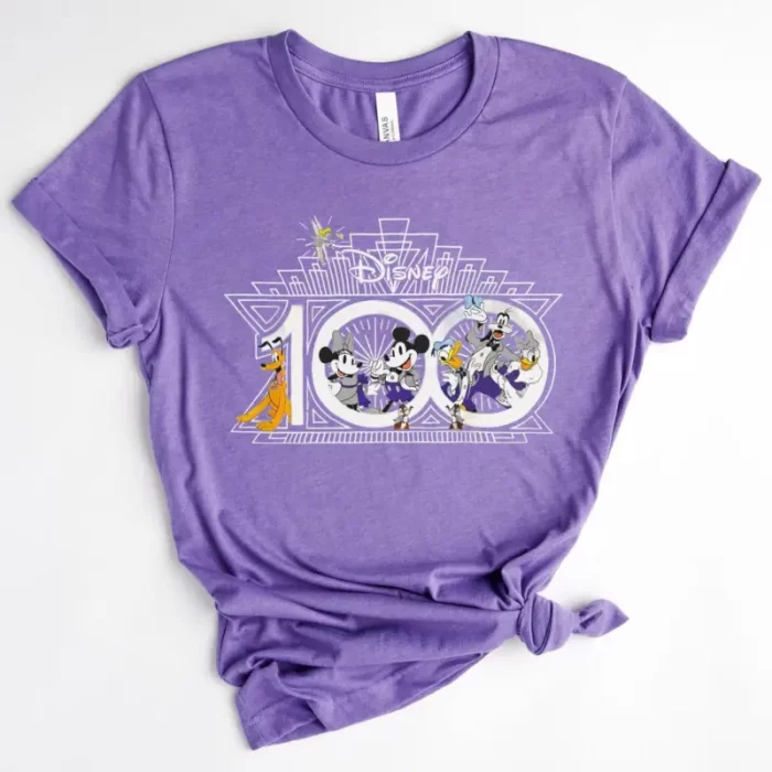 Mickey and Friends Disney 100 Years Of Wonder Anniversary Disneyland Kid Tee - Unisex T-Shirt