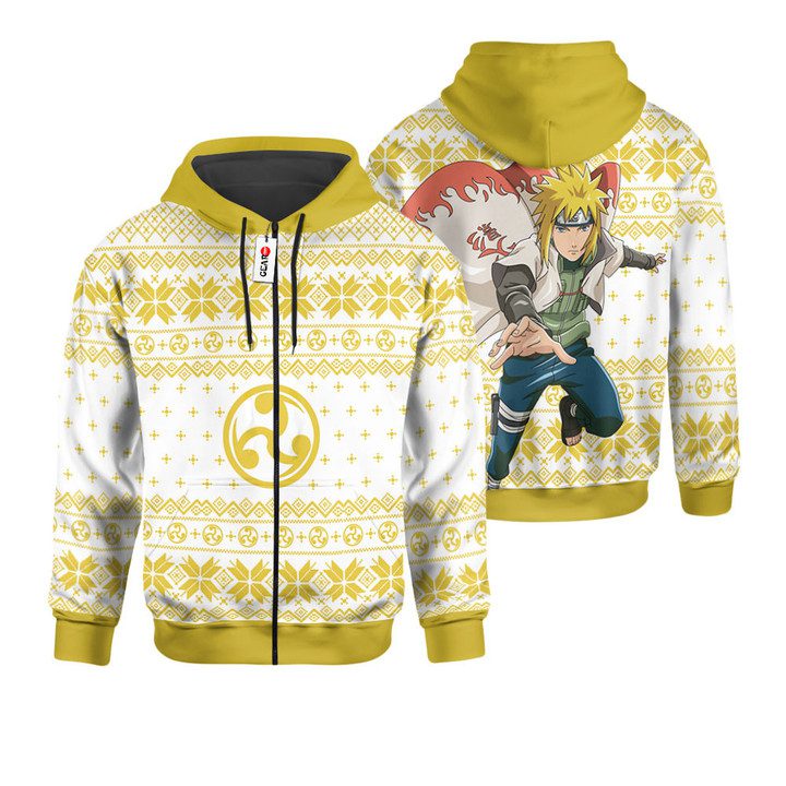 Minato-Namikaze-Ugly-Christmas-Sweater-Pullover-Hoodie-Custom-For-Anime-Fans-1