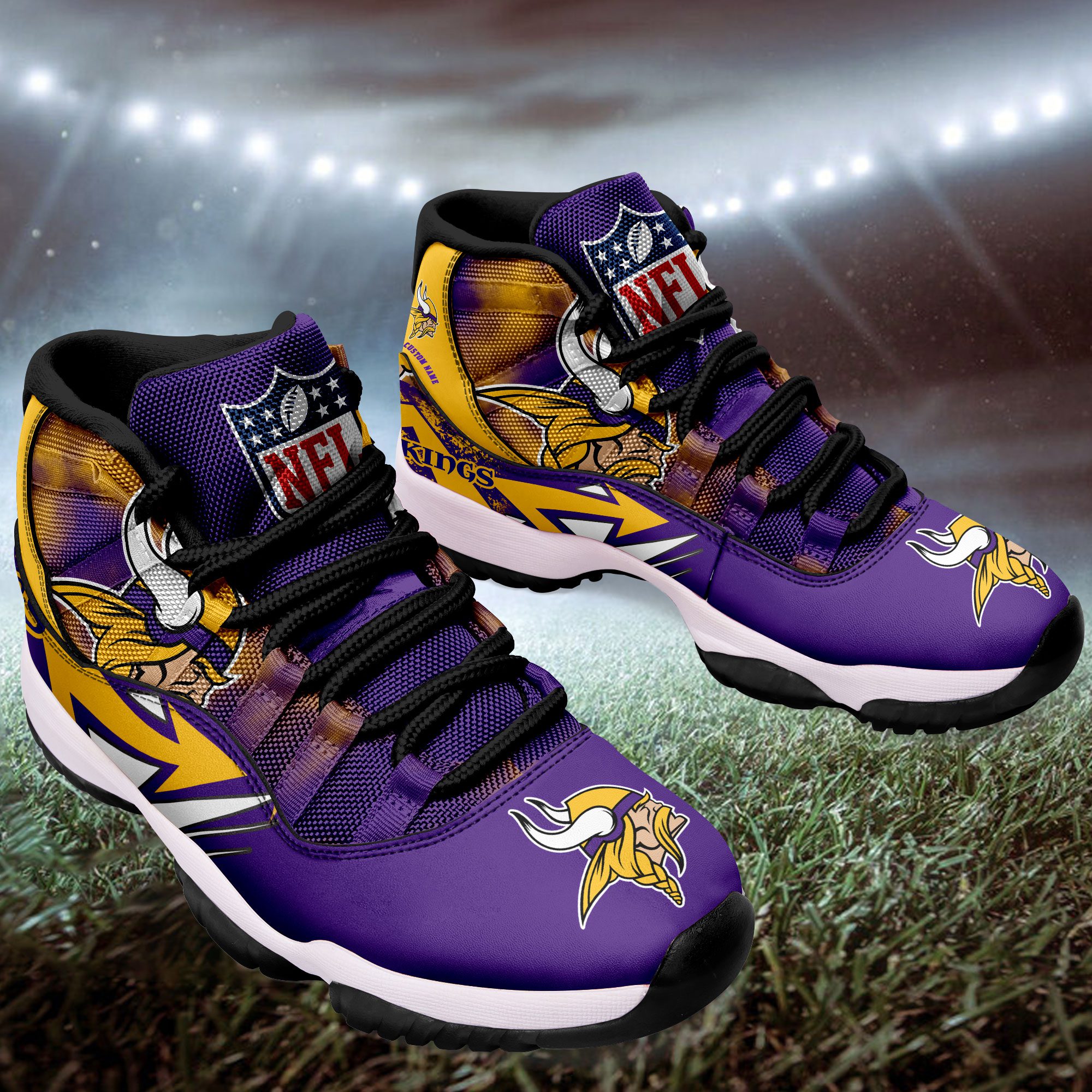 Minnesota-Vikings-Big-Logo-NFL-Personalized-JD11-Sneaker-Basketball-Shoes-1