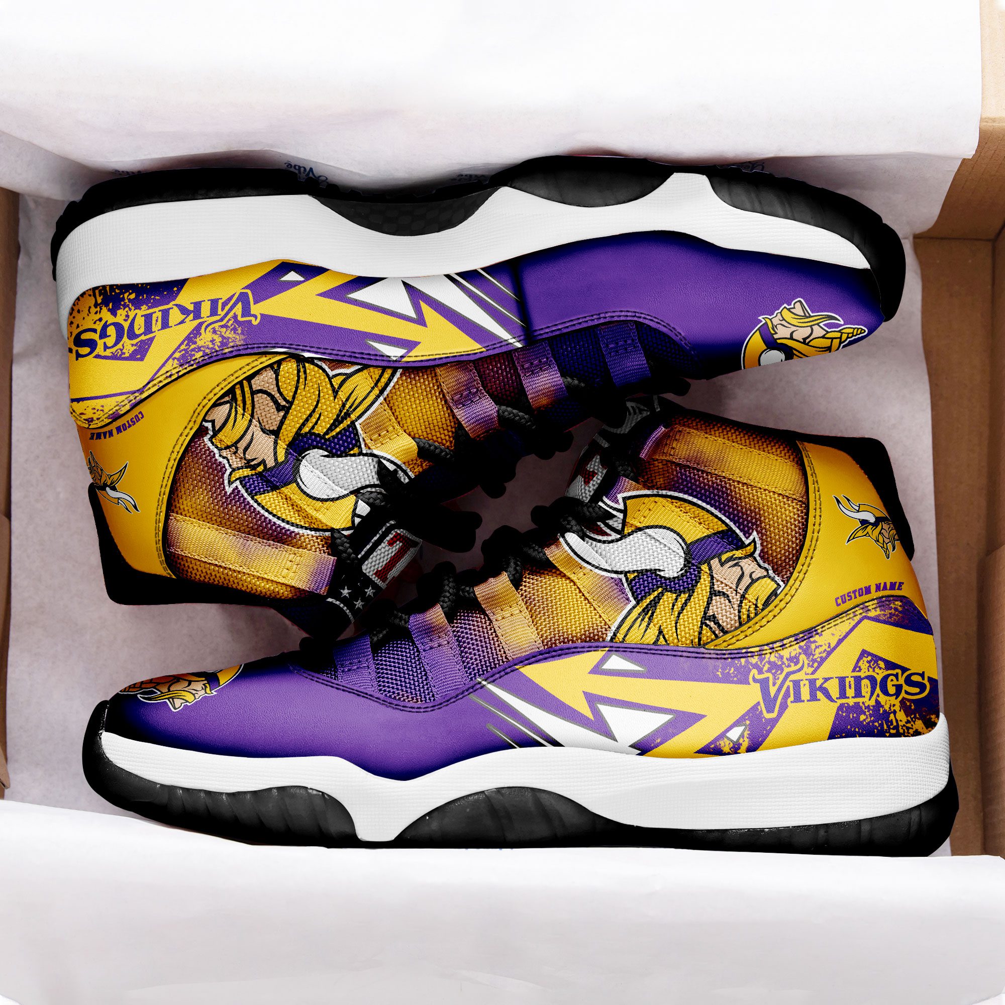 Minnesota-Vikings-Big-Logo-NFL-Personalized-JD11-Sneaker-Basketball-Shoes-2