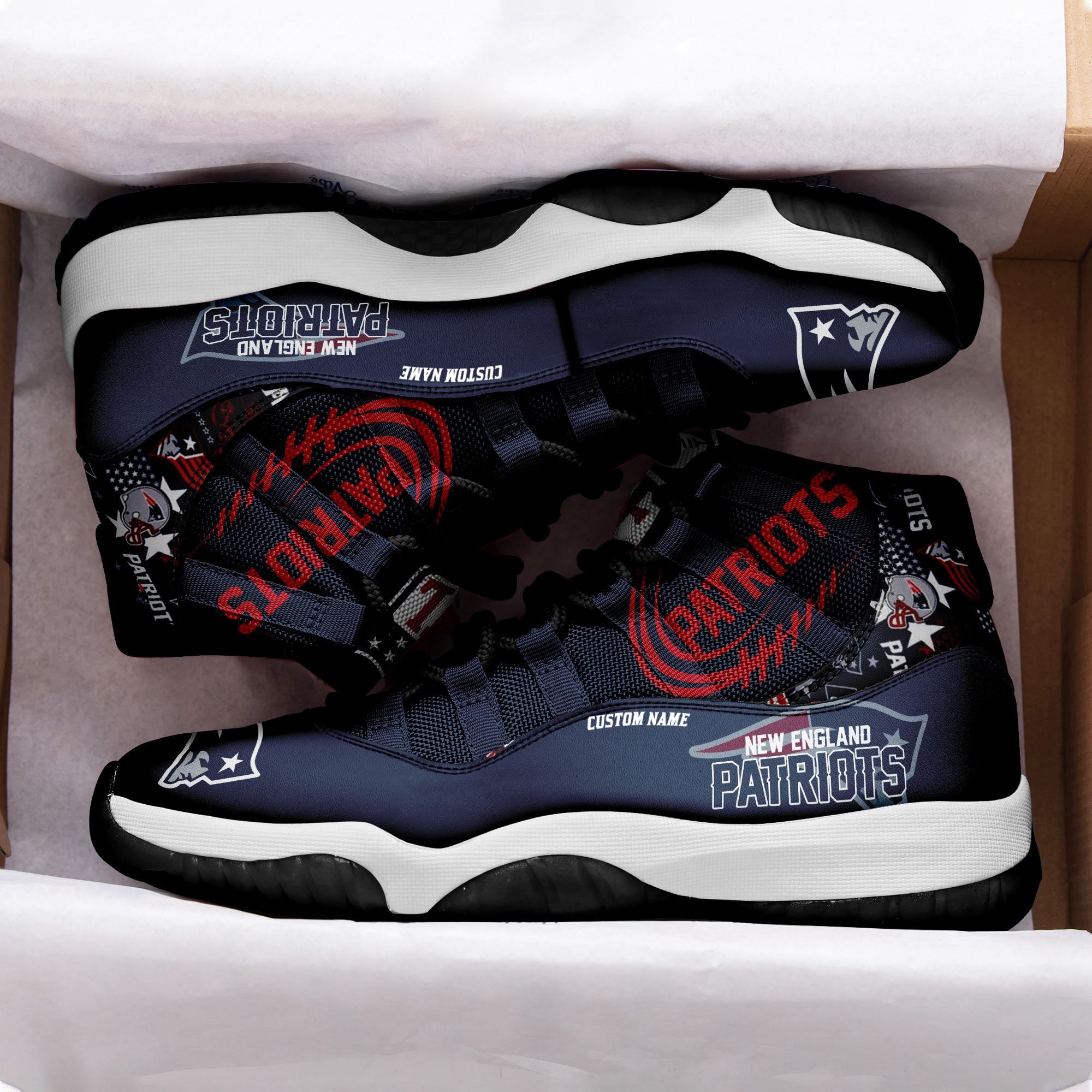 New-England-Patriots-Personalized-JD11-Sneaker-Basketball-Shoes-2