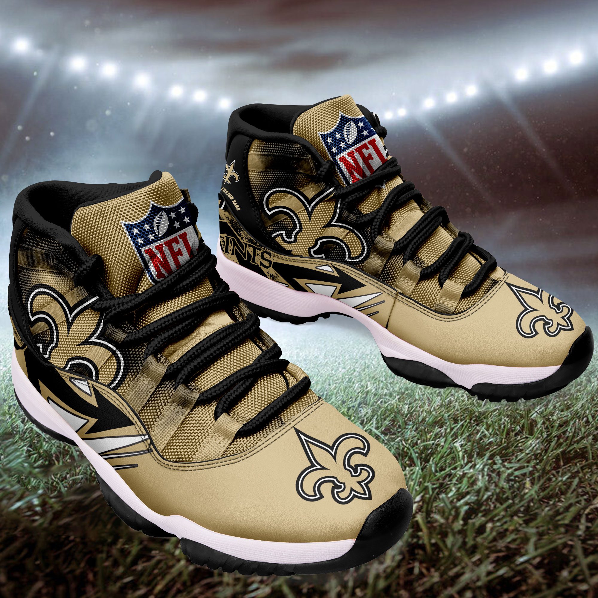 New-Orleans-Saints-Big-Logo-NFL-Personalized-JD11-Sneaker-Basketball-Shoes-1