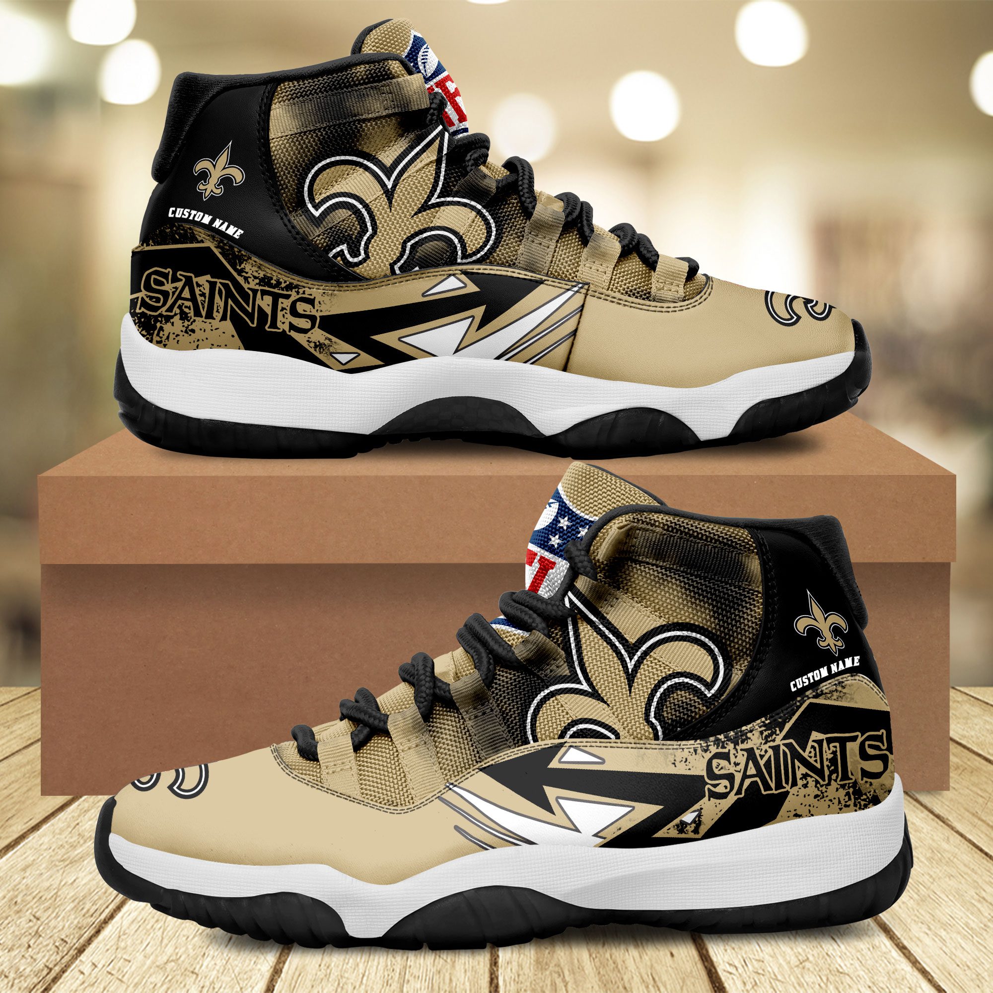 New-Orleans-Saints-Big-Logo-NFL-Personalized-JD11-Sneaker-Basketball-Shoes New Orleans Saints Big Logo NFL Personalized JD11 Sneaker Basketball Shoes