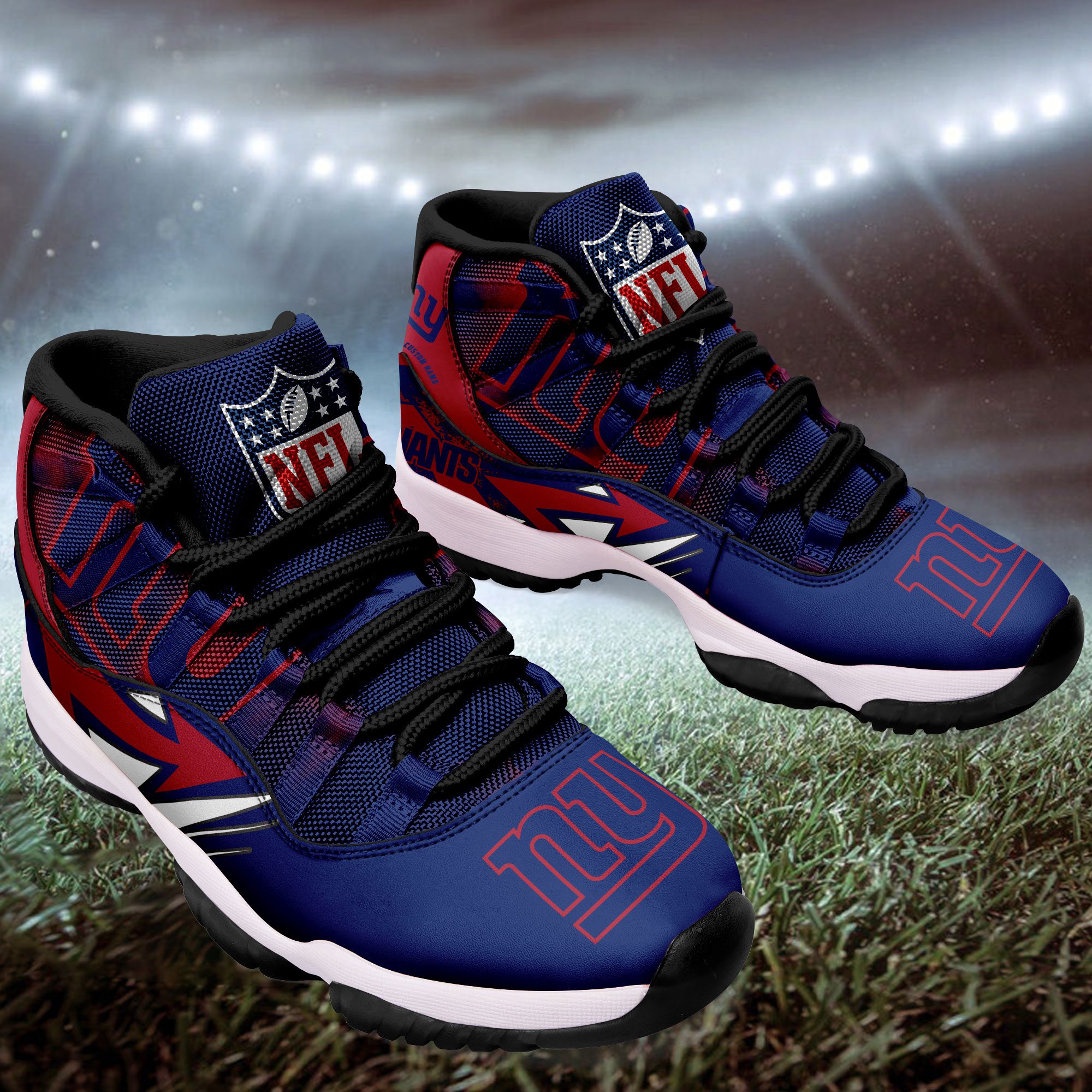 New-York-Giants-Big-Logo-NFL-Personalized-JD11-Sneaker-Basketball-Shoes-1