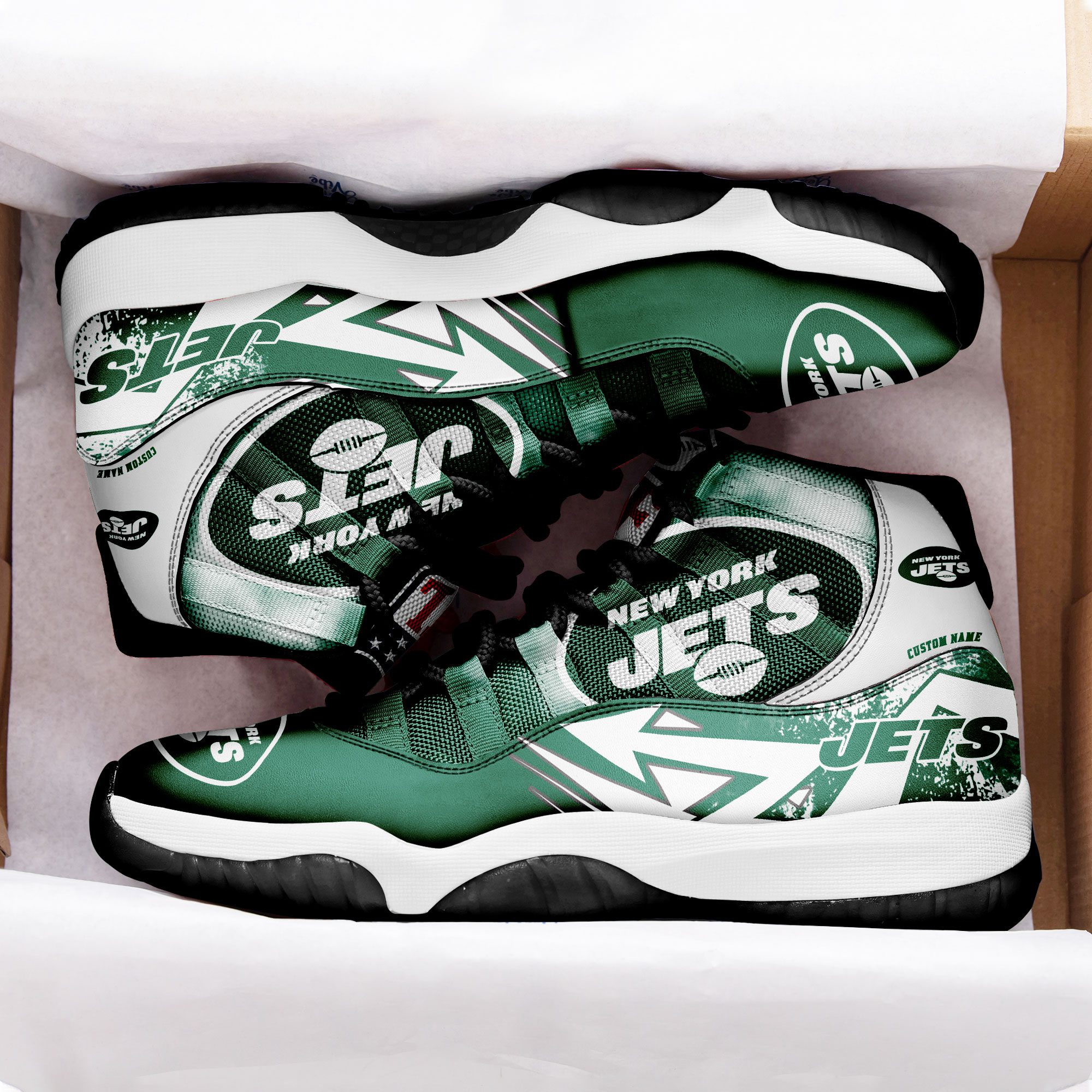 New-York-Jets-Big-Logo-NFL-Personalized-JD11-Sneaker-Basketball-Shoes-2