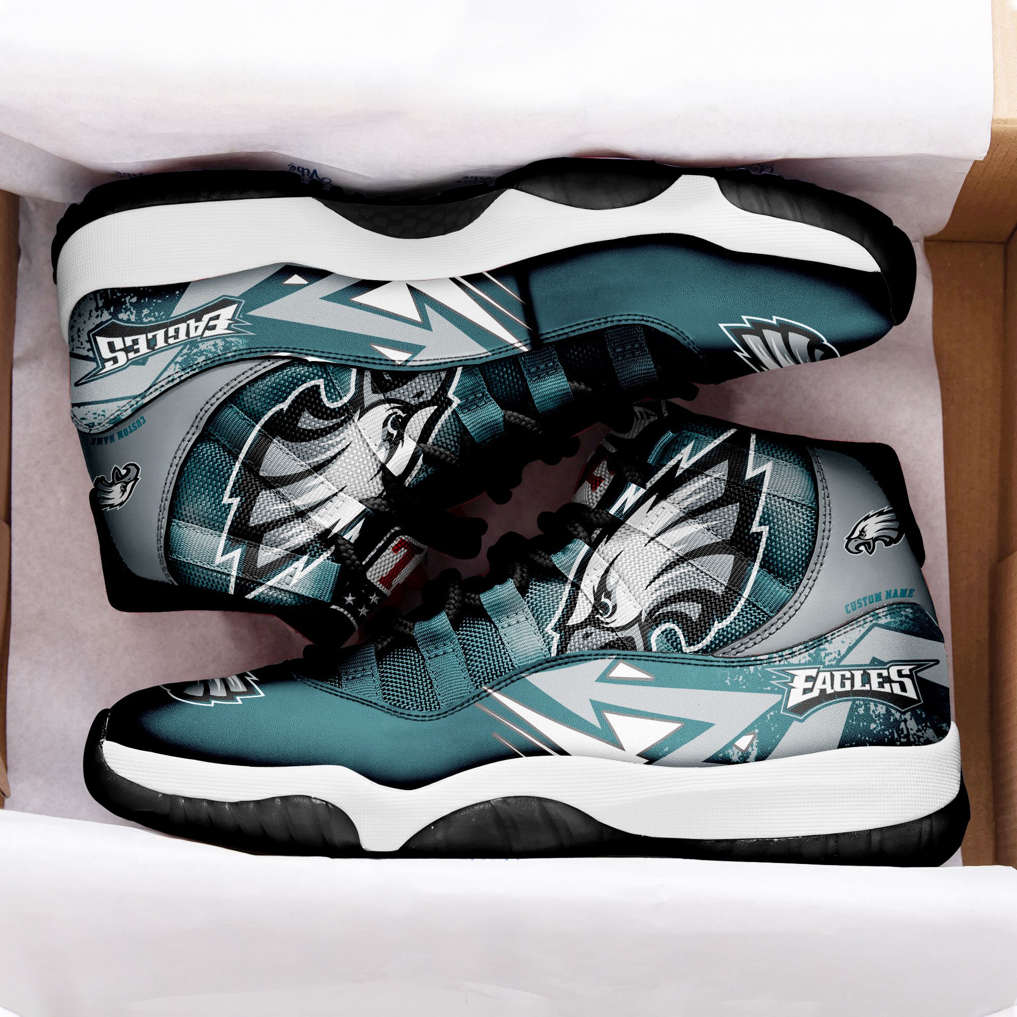 Philadelphia-Eagles-Big-Logo-NFL-Personalized-JD11-Sneaker-Basketball-Shoes-2