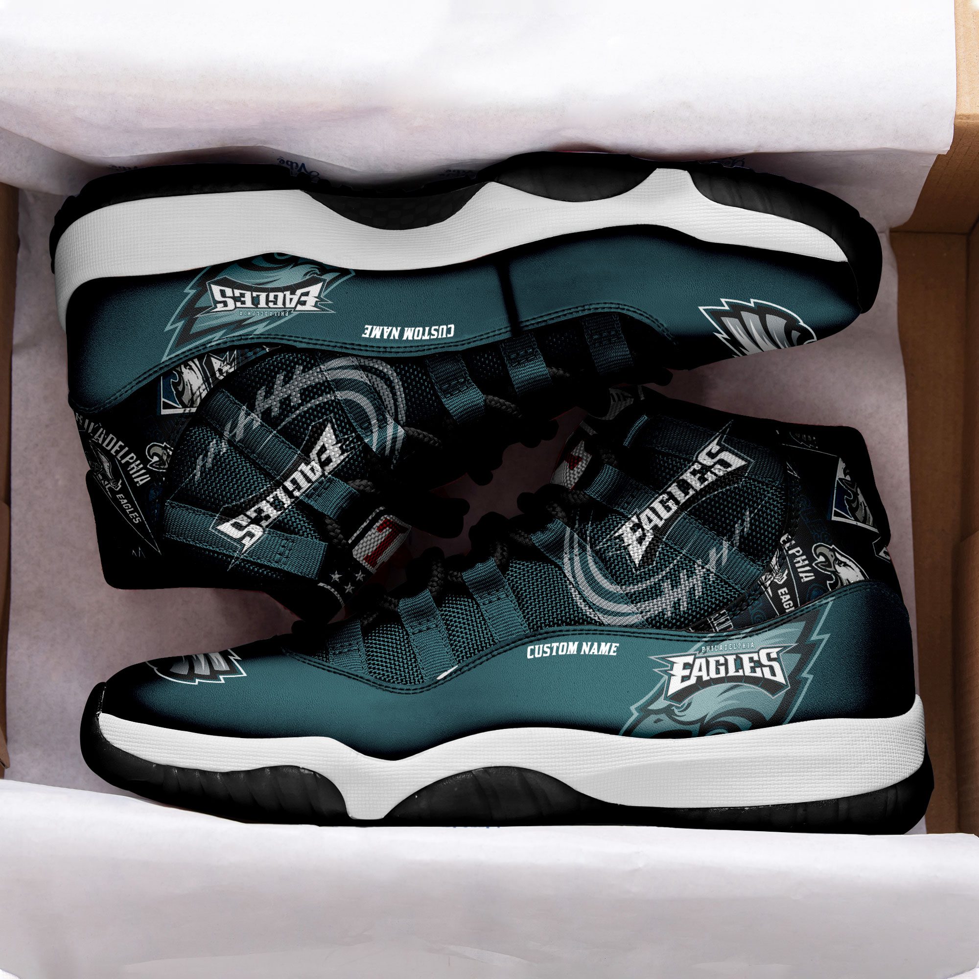 Philadelphia-Eagles-Personalized-JD11-Sneaker-Basketball-Shoes-2