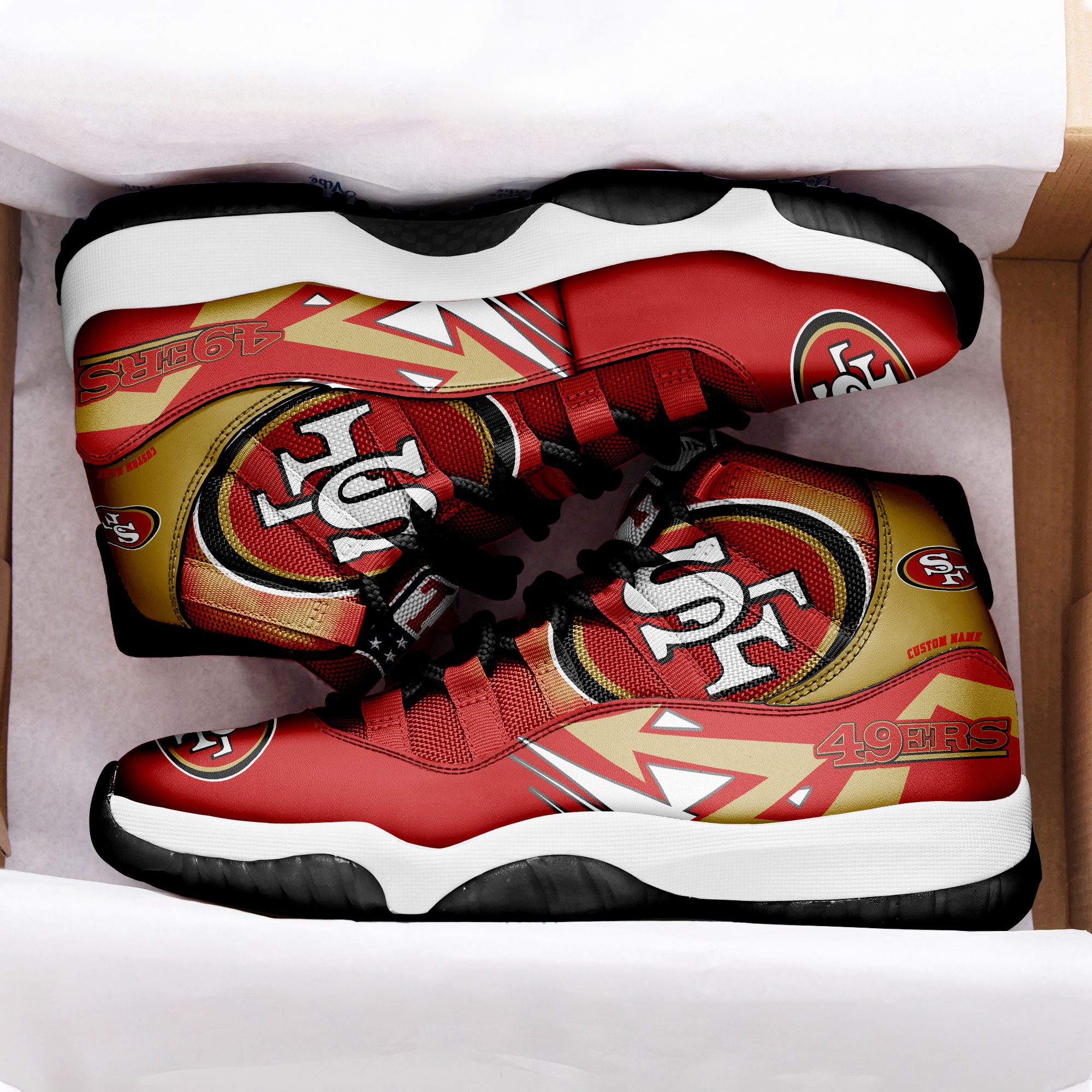San-Francisco-49Ers-Big-Logo-NFL-Personalized-JD11-Sneaker-Basketball-Shoes-2