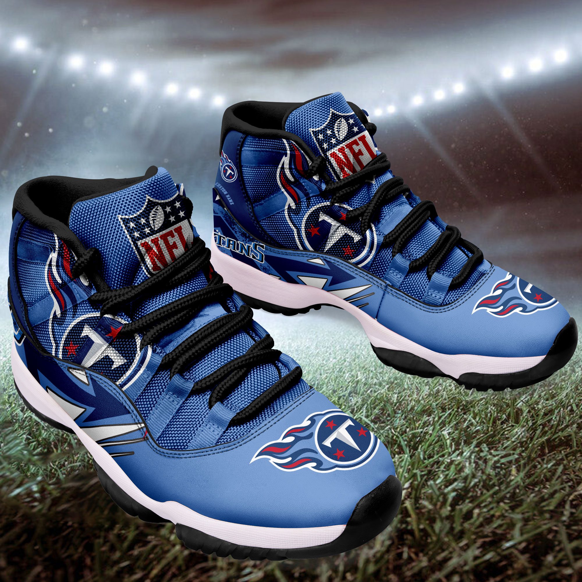 Tennessee-Titans-Big-Logo-NFL-Personalized-JD11-Sneaker-Basketball-Shoes-1