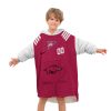 Arkansas Razorbacks - Personalize Oodie Blanket Hoodie Wearable Blanket